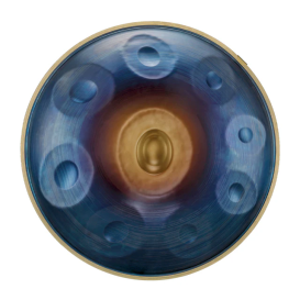 Handpan Blue D-Kurd 9 natų Hluru-Huashu Handpan Blue D-Kurd 9 natų Hluru-Huashu
