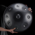 Handpan Gray D-Amara 9 notes Hluru