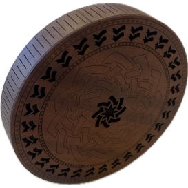 Perkusija Stream drum Natural 28cm Hluru-Huashu