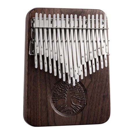 Kalimba 34 tones B-major Black Walnut Hluru-Huashu