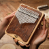 Kalimba 21 tones C-major Black Walnut Hluru-Huashu