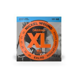 Stygos elektrinei gitarai XL Nickel 10-46 D'Addario