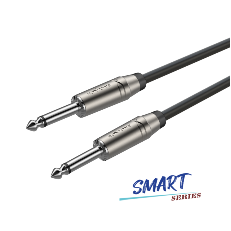 Kabelis instrumentinis 6.3Jack mono/6.3Jack mono Smart Series 5m Roxtone
