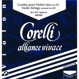 Alliance Vivace medium violin strings Corelli