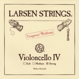 Styga violončelei medium C (IV) wire core/tungsten Larsen