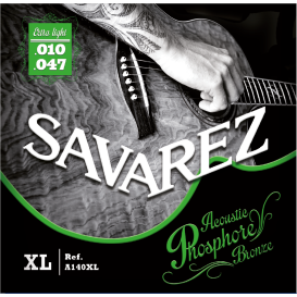 Stygos akustinei gitarai A140XL phosphore bronze 10-47 Savarez