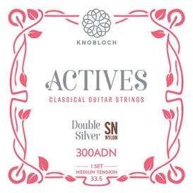 Stygos klasikinei gitarai Actives SN Nylon medium Knobloch