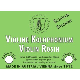 Rosin for violin student dark Petz