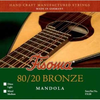 Stygos mandolai/mandolinai 80/20 Bronze F3120m Fisoma