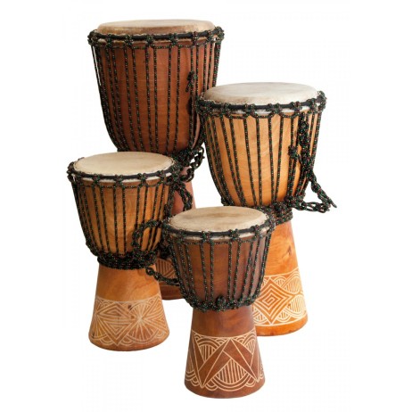 Djembe Carved 50cm Terre