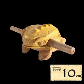 Wooden frog 10cm Terre