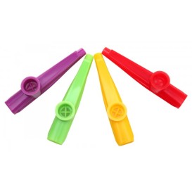 Kazoo spalvotas plastikinis Stagg