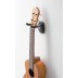 Sieninis laikiklis ukulelei juodas 16590 K&M