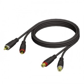 Cable stereo 2xRCA/2xRCA male 1.5 m Adam Hall
