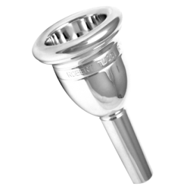 Mouthpiece for tuba PT 50 silver Perantucci muzikosgarsai.lt