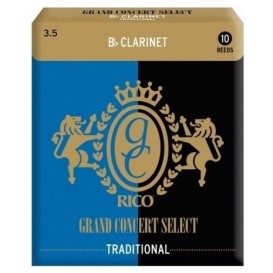 Reed for clarinet Bb 3.5 Grand Concert Select traditional RICO D'addario
